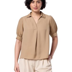 Symbol Premium Women's Collared Top | Regular Fit | Desk-to-Dinner (Available in Plus Size